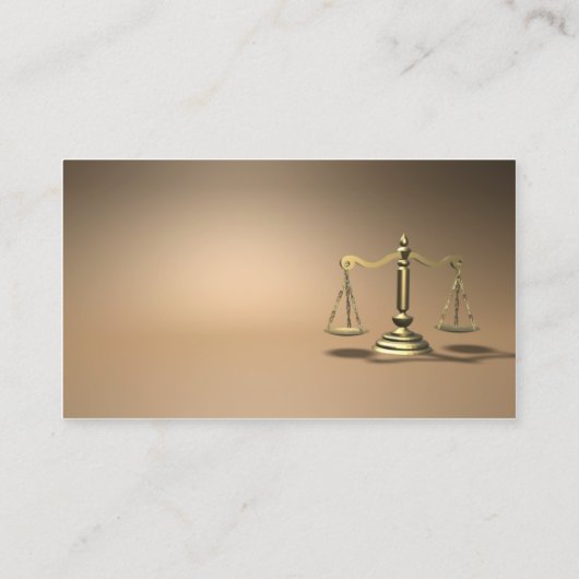 Gesetz Visitenkarte (Rückseite)