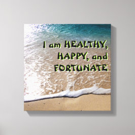 Gesetz von Attraction Beach Leinwanddruck