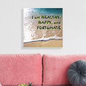 Gesetz von Attraction Beach Leinwanddruck (Insitu (Wohnzimmer))