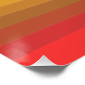 Gesetz zur Anziehung Regenbogen emotionale Ausrich Poster (Ecke)