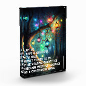 Gesetz zur Anziehung von Geld Manifestation Quoten Fotoblock (Links)