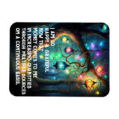 Gesetz zur Anziehung von Geld Manifestation Quoten Magnet (Horizontal)