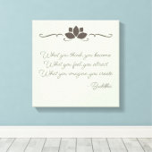 Gesetz zur Attraktion Buddha Wall Kunst Leinwand (Insitu (Holzboden))