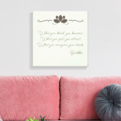 Gesetz zur Attraktion Buddha Wall Kunst Leinwand (Insitu (Wohnzimmer))