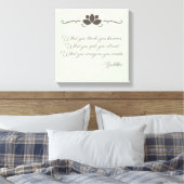 Gesetz zur Attraktion Buddha Wall Kunst Leinwand (Insitu (Schlafzimmer))