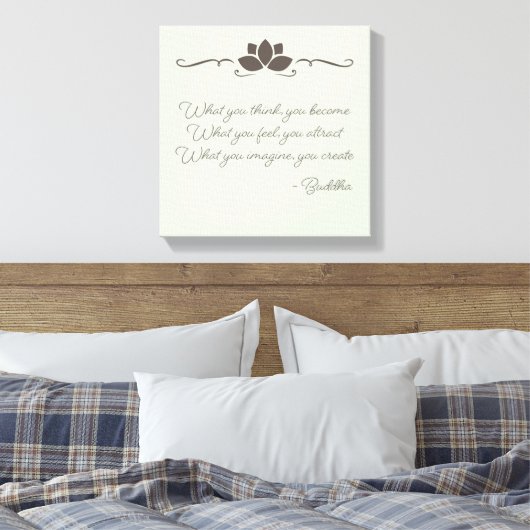 Gesetz zur Attraktion Buddha Wall Kunst Leinwand (Insitu (Schlafzimmer))