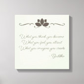 Gesetz zur Attraktion Buddha Wall Kunst Leinwand (Vorderseite)