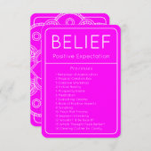 Gesetz zur Attraktivität der Abraham Hicks Card Einladung (Vorne/Hinten)