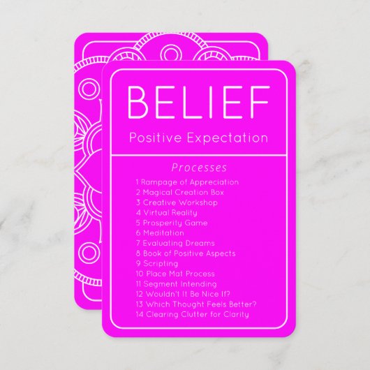 Gesetz zur Attraktivität der Abraham Hicks Card Einladung (Vorne/Hinten)