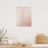 Gesetz zur Förderung der emotionalen Ausrichtung v Poster (Küche)