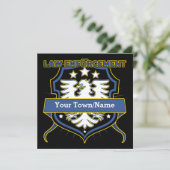 Gesetzdurchführungs-Wappenkunde-Abzeichen Dankeskarte (Stehend Vorderseite)