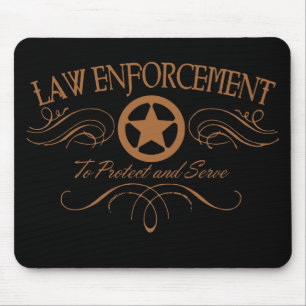 Gesetzdurchführungs-Western Mousepad