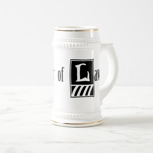 Gesetze Bierglas (VorderseiteRechts)