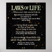 Gesetze des Lebens Poster (Vorne)