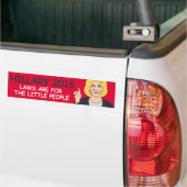 Gesetze sind für die kleinen Leute - Hillary sagt Autoaufkleber (Auf Lkw)