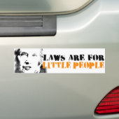 Gesetze sind für kleine Leute - Autoaufkleber (Auf Auto)
