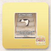 Gesetze von Kitteh Wahrscheinlichkeit Getränkeuntersetzer (Vorderseite)