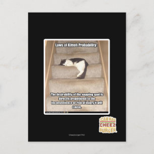 Gesetze zur Wahrscheinlichkeit des Kitts Postkarte