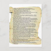 Gesetzentwurf Postkarte (Vorderseite)