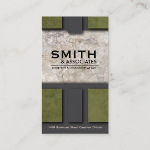 Gesetzesgeschäfts-Karte - berufliche Visitenkarte