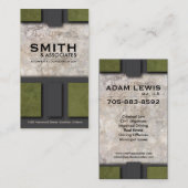 Gesetzesgeschäfts-Karte - berufliche Visitenkarte (Vorne/Hinten)