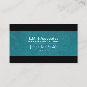 Gesetzesgeschäfts-Karten-- aquamariner u. Visitenkarte