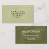 GesetzesVisitenkarte - einfacher Visitenkarte (Vorne/Hinten)