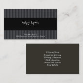 GesetzesVisitenkarte - eingefaßt Visitenkarte (Vorne/Hinten)