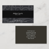 GesetzesVisitenkarte - eingefaßt Visitenkarte (Vorne/Hinten)