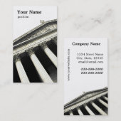 GesetzesVisitenkarteschablone Visitenkarte (Vorne/Hinten)