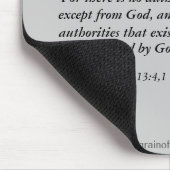Gesetzesvollstreckung Gottes Minister Mousepad (Ecke)