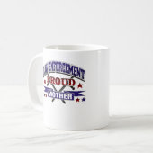 Gesetzesvollstreckung-stolze Mutter Kaffeetasse (Vorderseite Links)