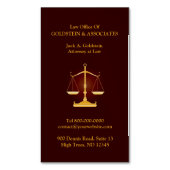 Gesetzliche Skala Magnetische Visitenkarte (Vorderseite Vertikal)