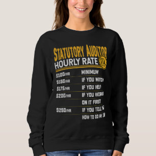 Gesetzlicher Prüfer Stundensatz - Lustiger Zertifi Sweatshirt