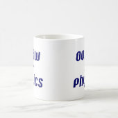 Gesetzlosigkeit der Physik Kaffeetasse (Mittel)