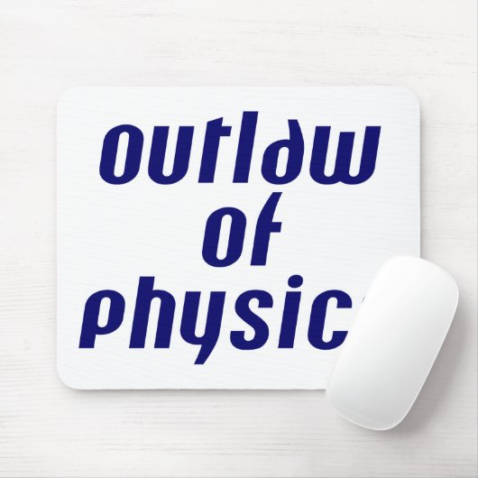 Gesetzlosigkeit der Physik Mousepad (Mit Mouse)