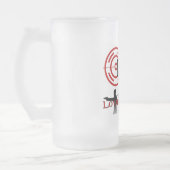 GESETZmattiertes Bierglas Mattglas Bierglas (Links)