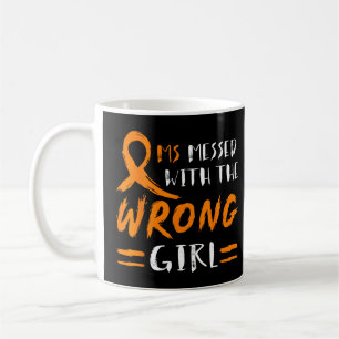 Gesetzt mit der falschen Girl-Multiple Sklerose Kaffeetasse
