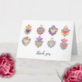 GESICHERTE HERZEN, MEXIKAN FOLGE DANKE KARTE