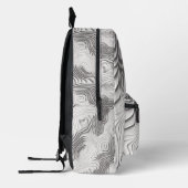 Gesichertes topographisches Muster Bedruckter Rucksack (Links)