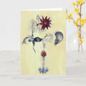 Gesicht #1 karte (Gelbe Blume)