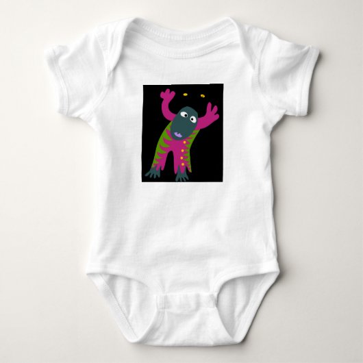 gesicht baby strampler (Vorderseite)