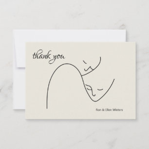 Gesicht Dankeschön-Karte Dankeskarte
