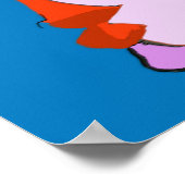 Gesicht der Frau, Kubismus Poster (Ecke)