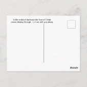 Gesicht der optischen Illusion der Postkarte (Rückseite)