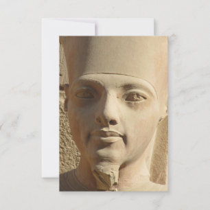 Gesicht der Tutankhamun Flachbildschirm-Grußkarte Karte