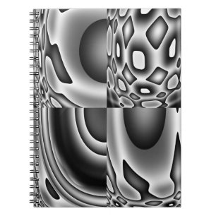 Gesicht des bösen Notebooks Notizblock