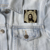 Gesicht des Christus Button (Beispiel)