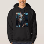 Gesicht des KI-Chatts Hoodie (Vorderseite)