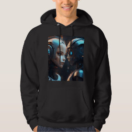Gesicht des KI-Chatts Hoodie